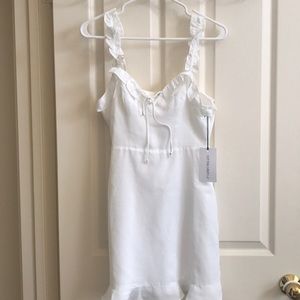 cotton candy la white dress